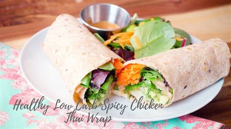 How many carbs are in spicy thai peanut vegetable wrap - calories, carbs, nutrition