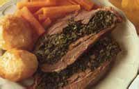 How many carbs are in spinach stuffed lamb - calories, carbs, nutrition