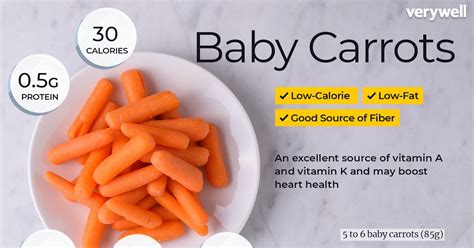 How many carbs are in steamed baby carrots - calories, carbs, nutrition