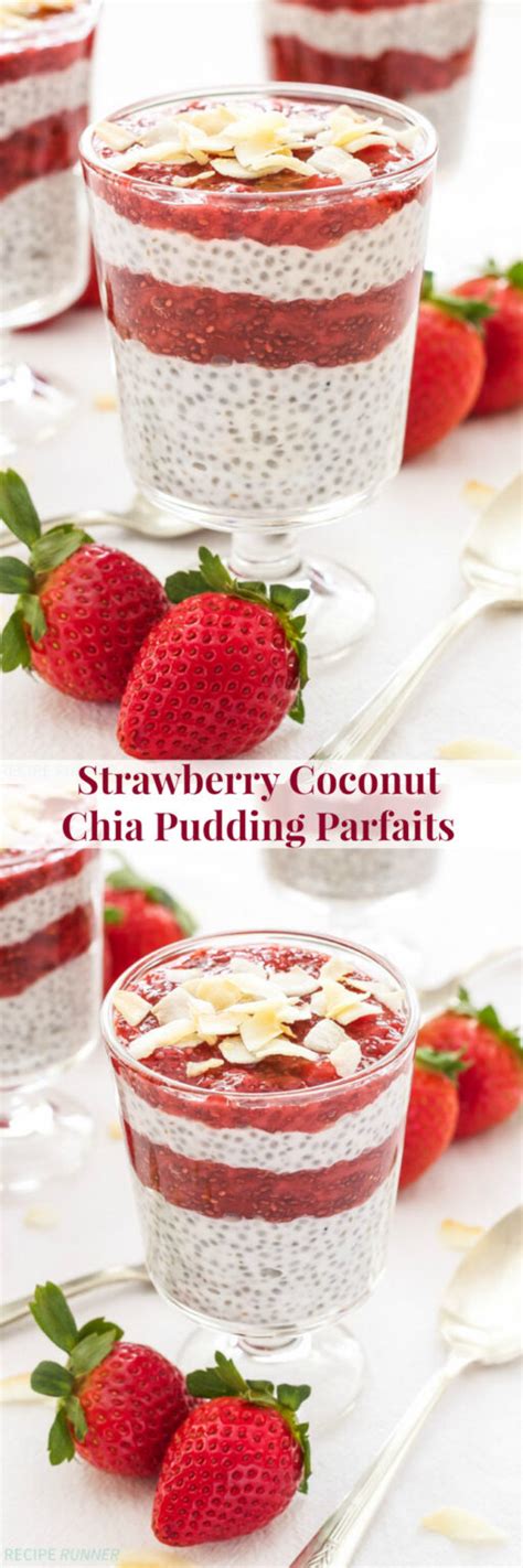 How many carbs are in strawberry chia pudding parfait - calories, carbs, nutrition