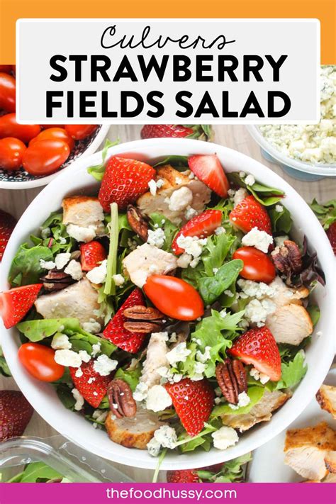 How many carbs are in strawberry fields salad with chicken - calories, carbs, nutrition