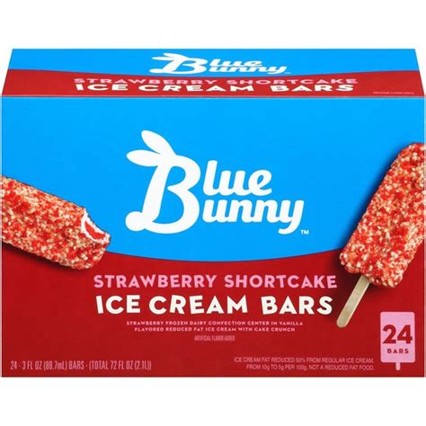 How many carbs are in strawberry shortcake ice cream bar - calories, carbs, nutrition