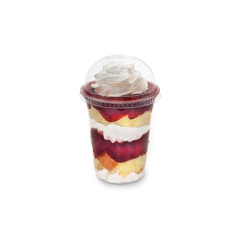 How many carbs are in strawberry shortcake parfait cup - calories, carbs, nutrition
