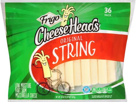 How many carbs are in string cheeseheads - calories, carbs, nutrition