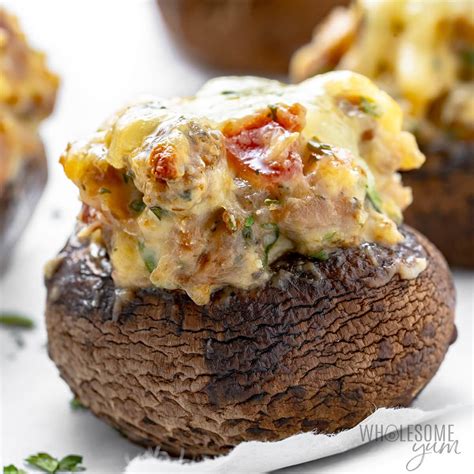 How many carbs are in stuffed mushrooms - calories, carbs, nutrition