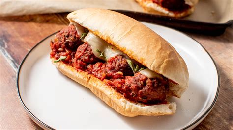 How many carbs are in stuffed sandwich - meatball - calories, carbs, nutrition