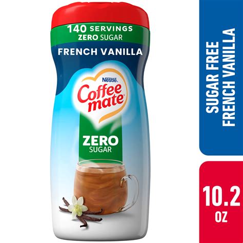 How many carbs are in sugar free french vanilla creamer - calories, carbs, nutrition