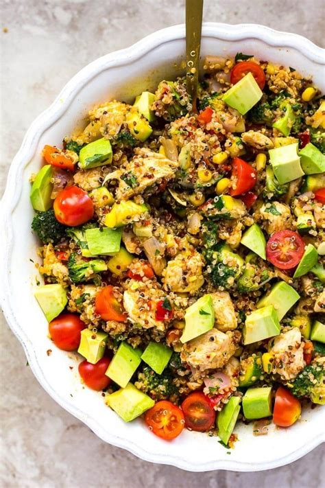 How many carbs are in summer chicken quinoa- medium - calories, carbs, nutrition