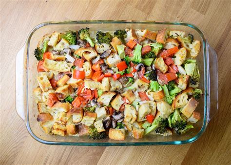 How many carbs are in summer vegetable strata - calories, carbs, nutrition