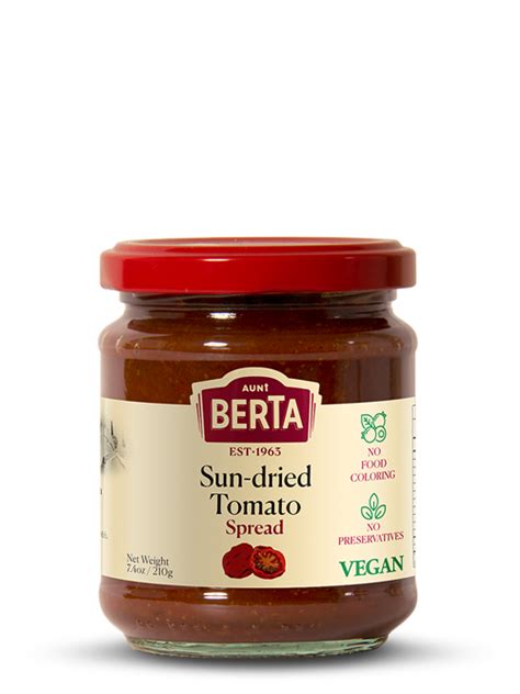 How many carbs are in sun-dried tomato spread - calories, carbs, nutrition