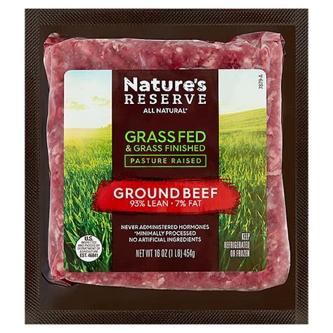 How many carbs are in supreme lean ground beef 93/7 - calories, carbs, nutrition