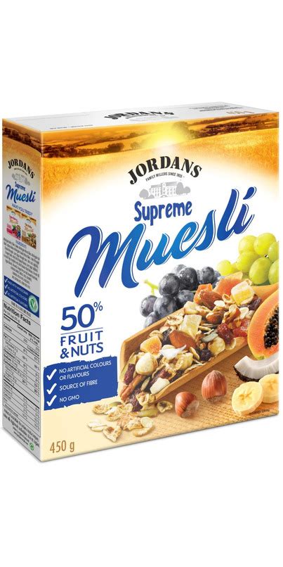 How many carbs are in supreme muesli - calories, carbs, nutrition