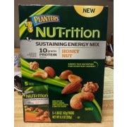 How many carbs are in sustaining energy mix - honey nut - calories, carbs, nutrition