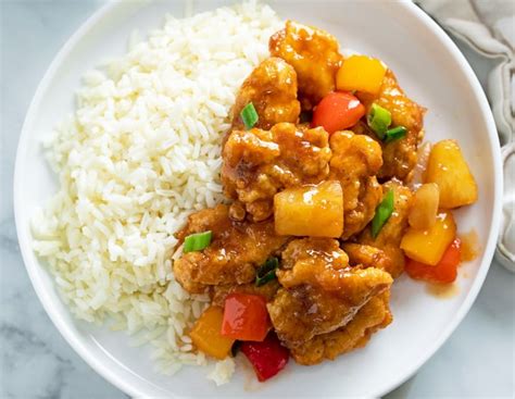 How many carbs are in sweet and sour chicken - calories, carbs, nutrition