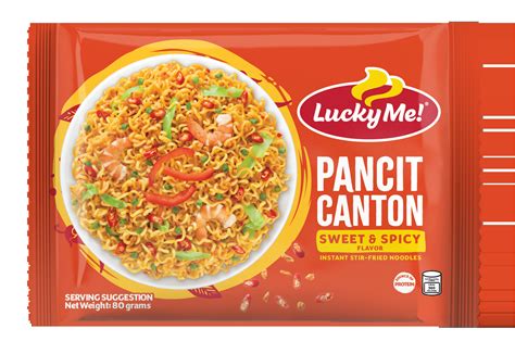 How many carbs are in sweet and spicy pancit canton - calories, carbs, nutrition