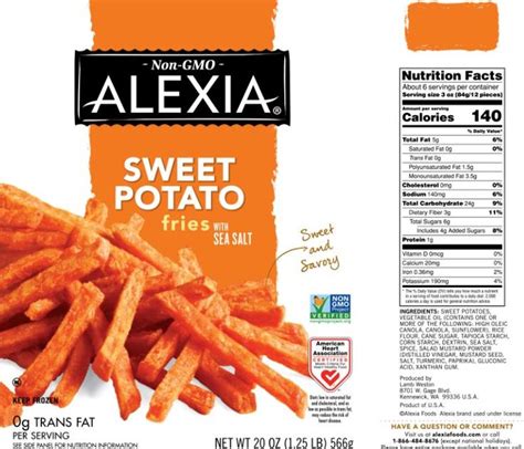 How many carbs are in sweet potato fries - calories, carbs, nutrition