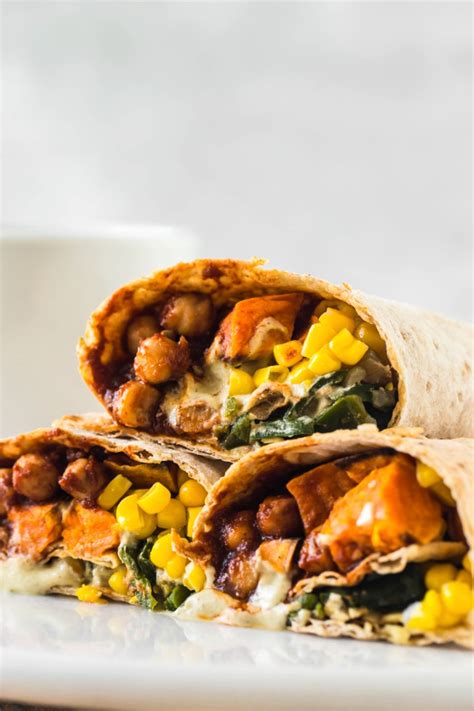 How many carbs are in sweet potato poblano burrito - calories, carbs, nutrition