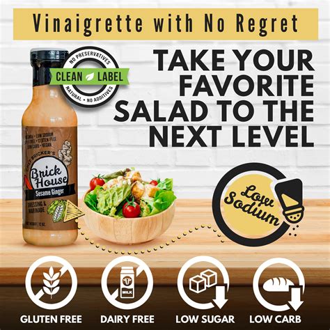 How many carbs are in sweet sesame vinaigrette dressing - calories, carbs, nutrition