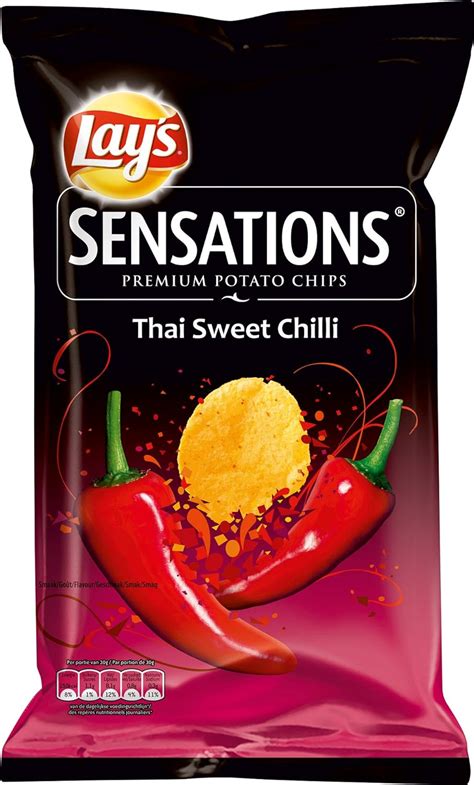 How many carbs are in sweet thai chili crisps - calories, carbs, nutrition