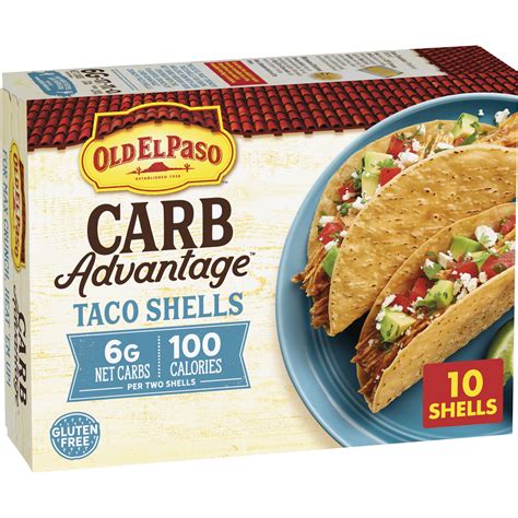 How many carbs are in taco shell corn 6