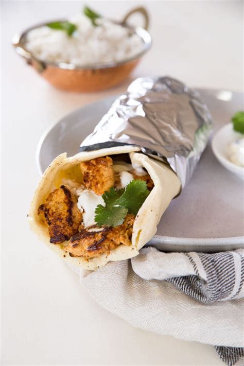 How many carbs are in tandoori vegetable wrap - calories, carbs, nutrition