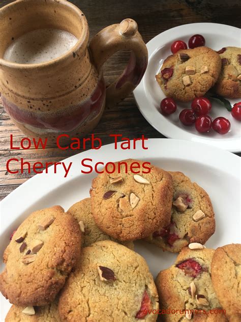 How many carbs are in tart cherry and walnut scone - calories, carbs, nutrition