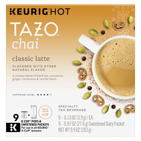 How many carbs are in tazo chai tea latte - calories, carbs, nutrition