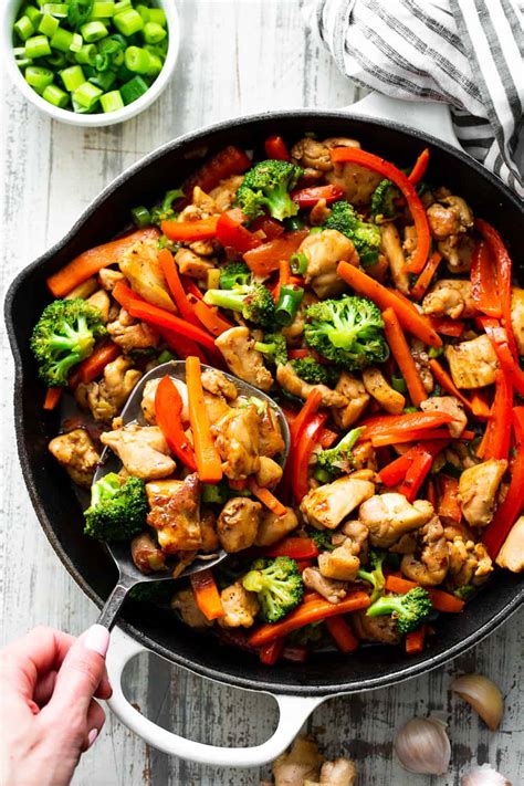 How many carbs are in teriyaki glazed chicken stir-fry with rice - calories, carbs, nutrition