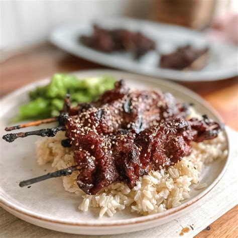 How many carbs are in teriyaki steak kabob - calories, carbs, nutrition