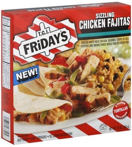 How many carbs are in tgi fridays, chicken fajitas - calories, carbs, nutrition