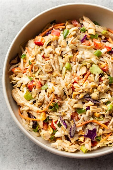 How many carbs are in thai chicken salad - calories, carbs, nutrition