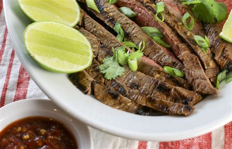 How many carbs are in thai flank steak with black pepper and lime - calories, carbs, nutrition