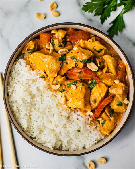 How many carbs are in thai peanut chicken - calories, carbs, nutrition