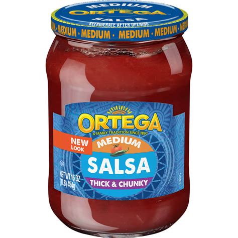 How many carbs are in thick and chunky medium salsa (63409.0) - calories, carbs, nutrition