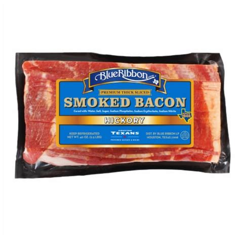 How many carbs are in thick sliced hickory smoked bacon - calories, carbs, nutrition