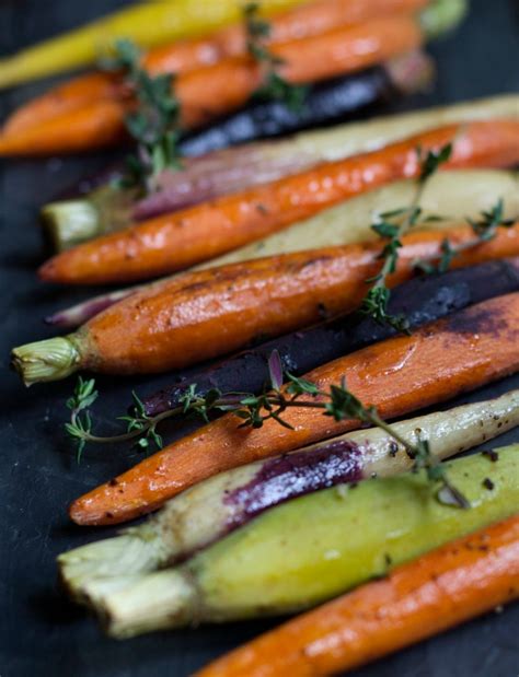 How many carbs are in thyme roasted carrots - calories, carbs, nutrition