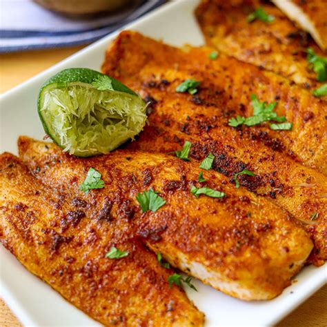 How many carbs are in tilapia 3-5 oz baked blackened - calories, carbs, nutrition