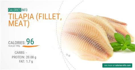 How many carbs are in tilapia filet - calories, carbs, nutrition