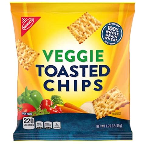 How many carbs are in toasted chips (veggie) 1 bag - calories, carbs, nutrition