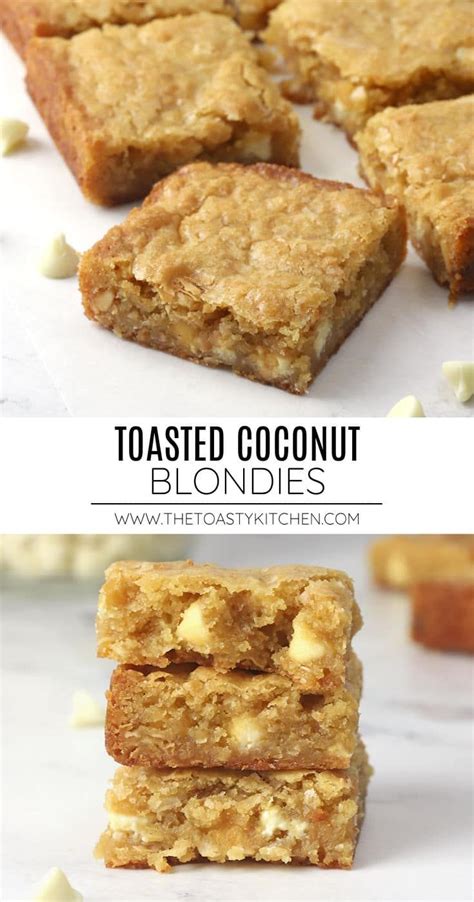 How many carbs are in toasted coconut blondies - calories, carbs, nutrition