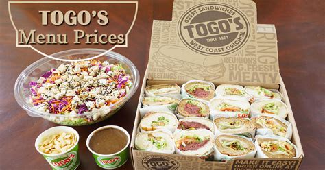 How many carbs are in togos - calories, carbs, nutrition