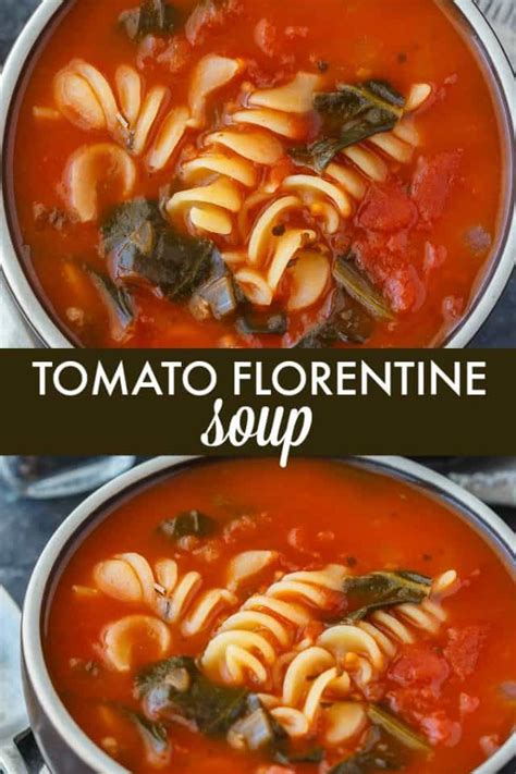 How many carbs are in tomato florentine soup - calories, carbs, nutrition