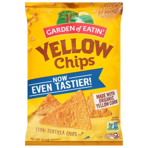 How many carbs are in tortilla chips yellow baked 1 oz - calories, carbs, nutrition