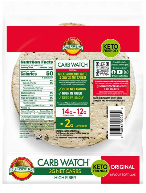 How many carbs are in tortilla de harina - calories, carbs, nutrition