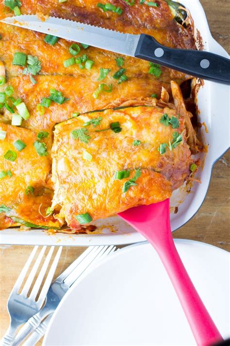 How many carbs are in tortilla-less turkey enchiladas-large - calories, carbs, nutrition