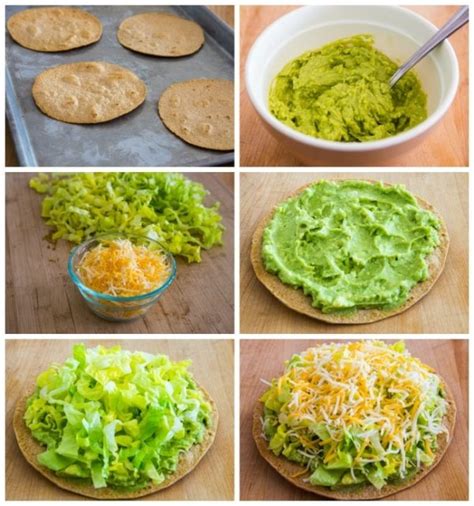 How many carbs are in tostada with guacamole - calories, carbs, nutrition