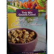 How many carbs are in trek mix granola - calories, carbs, nutrition