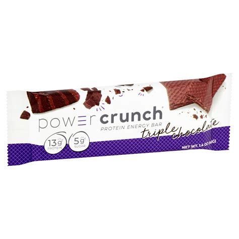 How many carbs are in triple chocolate power crunch bar - calories, carbs, nutrition