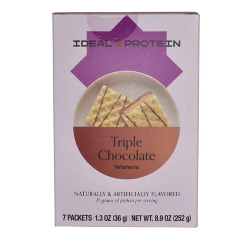 How many carbs are in triple chocolate wafer - calories, carbs, nutrition