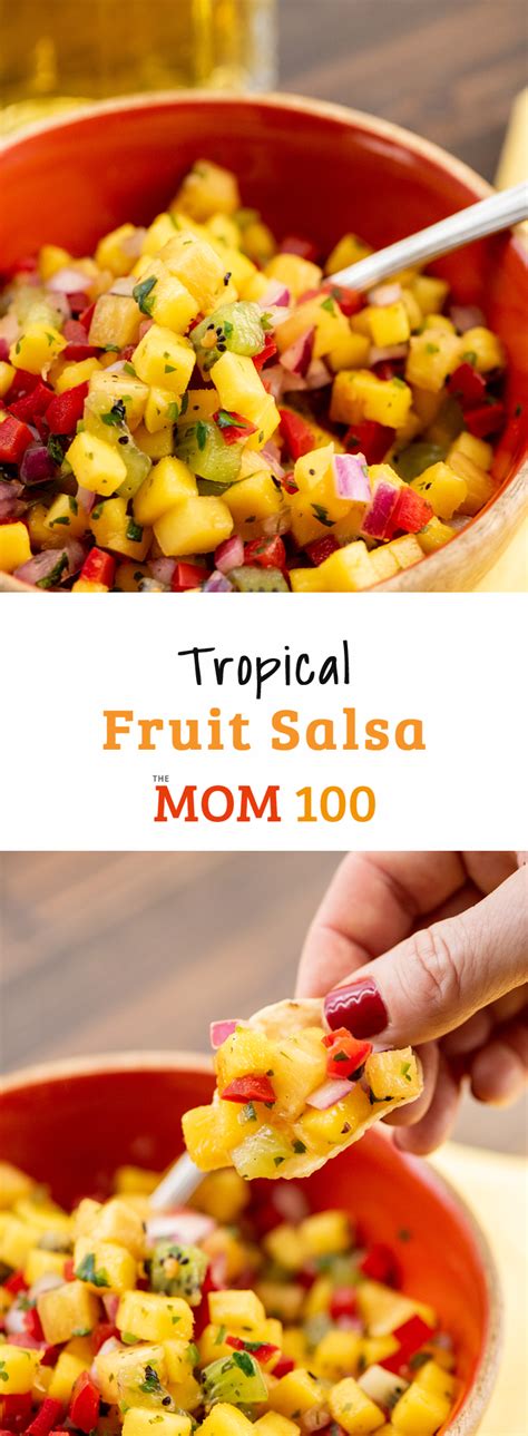 How many carbs are in tropical fruit salsa - calories, carbs, nutrition